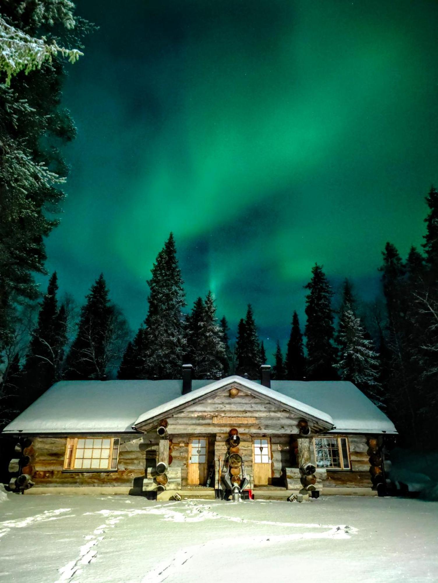Isokelo Log Apartments Salla Luaran gambar